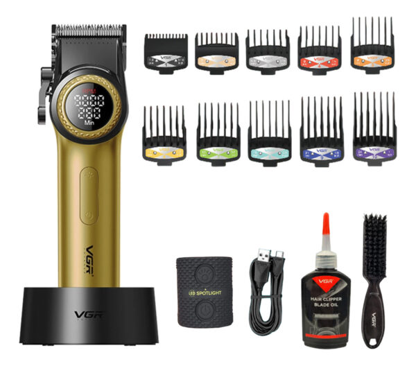 Máquina Barbería Profesional Corta Pelo Vgr V-001 9000 Rpm