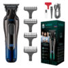 Máquina Corta Pelo Trimmer acero titanio VGR V-998 Usb AFA