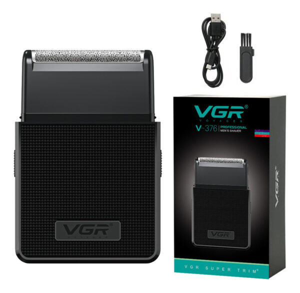 Afeitadora Eléctrica Hombre Portatil 2en1 Trimmer VGR V-376