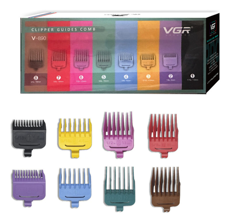 Set Peines De Alza Multicolor Guia Vgr X8 1,5 A 19mm