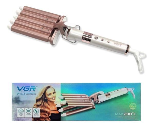 Buclera Rizador Cerámica Vgr V-528 5 Ondas Temperatura 230°