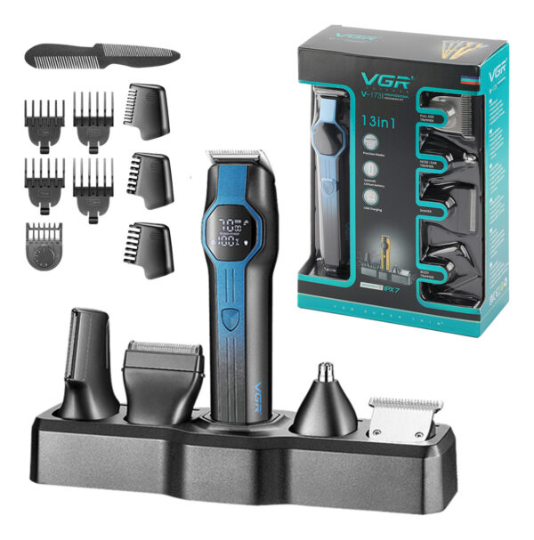 Grooming Kit Completo Profesional 13 En 1 Vgr V-173 Ipx7