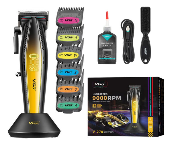 Máquina De Cortar Pelo Pro Vgr V-270 Metal 9000rpm Motor Dc