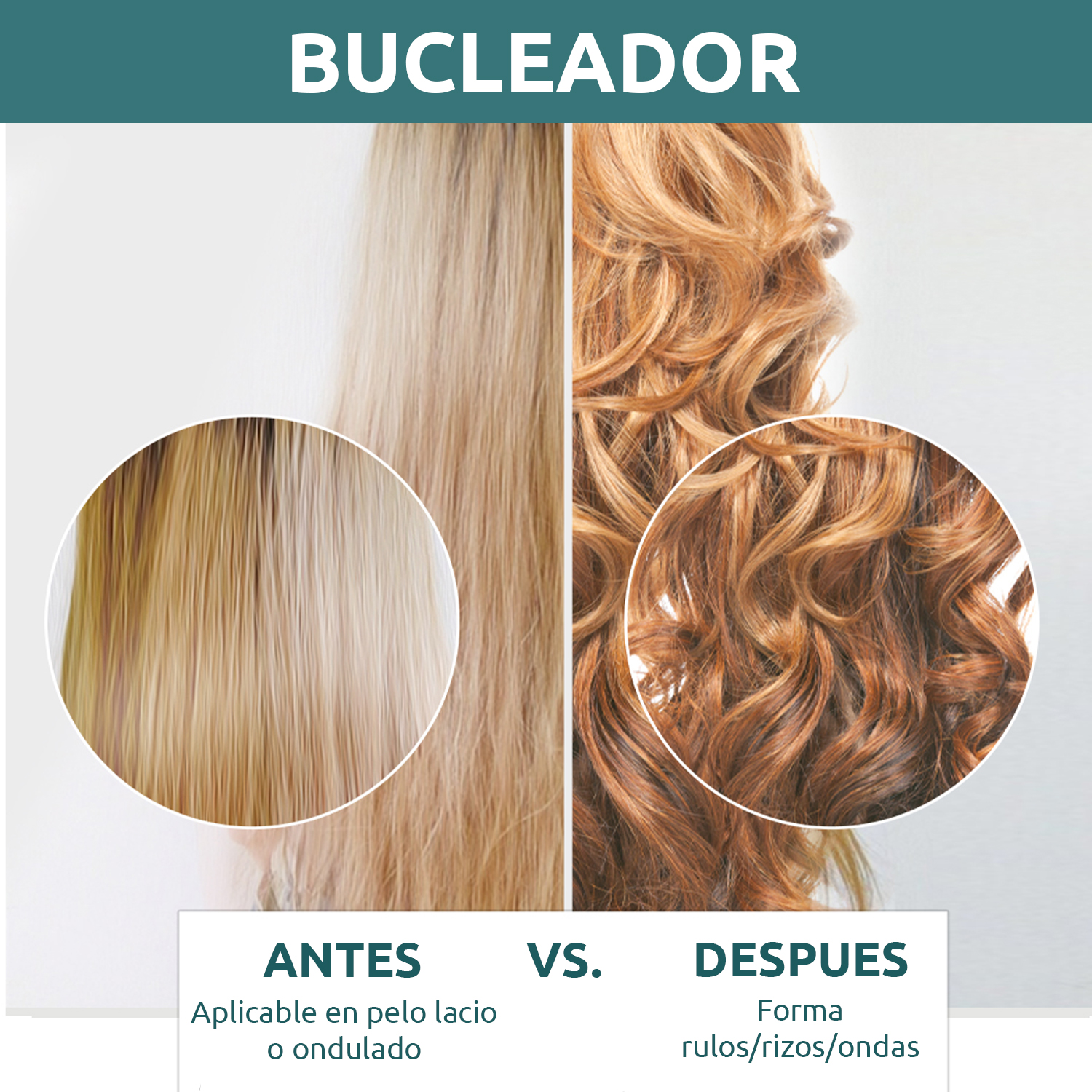 Buclera Automatica Profesional Para Cabello Rulos VGR V-581 210°C Color Negro - Image 3
