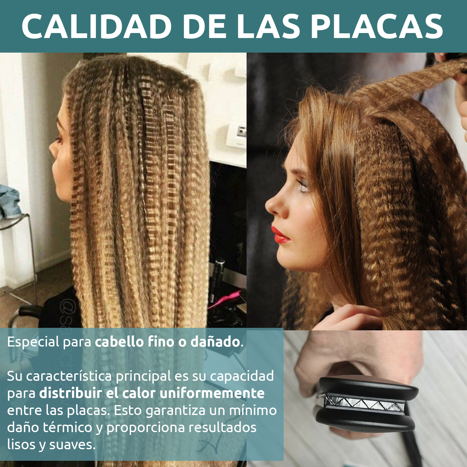 Planchita Rizadora Profesional Pelo VGR V-519C 7 Niveles Color Negro - Image 5