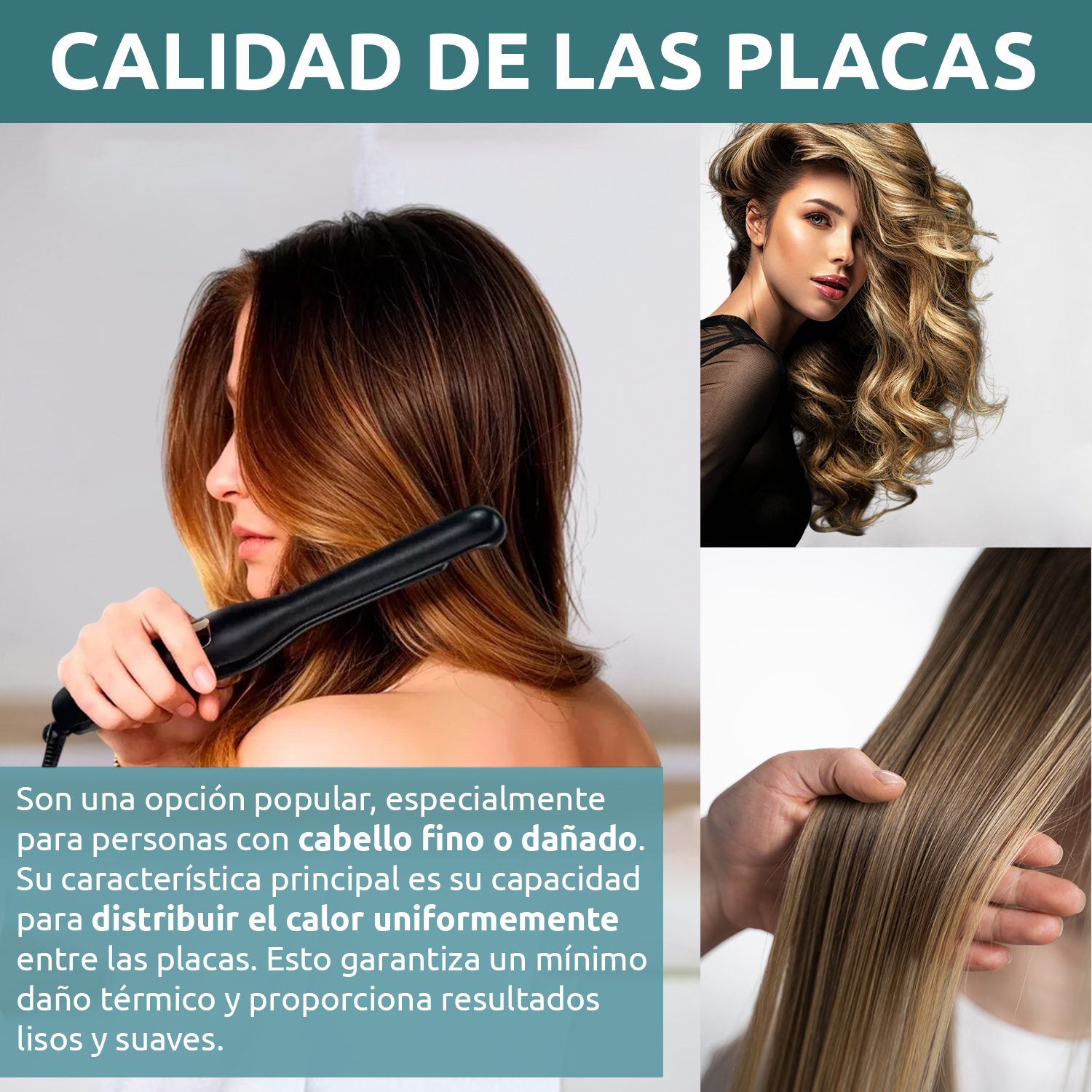 Planchita Mini Pelo Lacio Bucle Corto VGR V-523 Cerámica Color Negro - Image 5