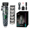 Máquina Corta Pelo Pro Clipper VGR V-279 Metal Cuchillas DLC 9000RPM Color verde