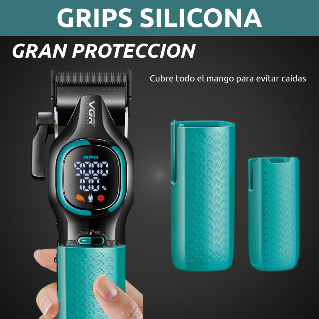 Set Maquina De Cortar Pelo Clipper+ Patillera Vgr V-886 S2 Grip 9000rpm ...