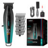 Maquina Cortar Pelo Patillera Trimmer Inalambrica Vgr V-974 Color Verde