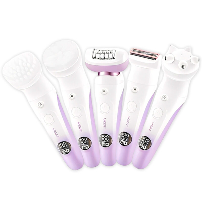 Depiladora Afeitadora Eléctrica Mujer 5 En 1 VGR V-750 IPX7 Color Violeta