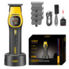 Máquina Cortar Pelo Barberia Trimmer VGR V-885T Profesional Color Amarillo
