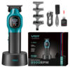 Maquina Corta Pelo Barba Trimmer Vgr V-886T Inalámbrica Base Color Verde