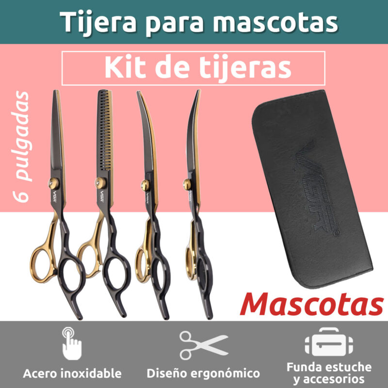 Alternative view of Tijeras Vgr Para Corte Recto En Mascotas Pets3tij