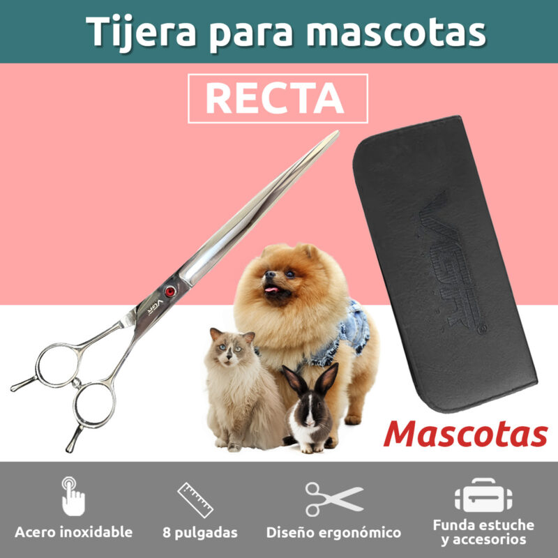 Alternative view of Tijeras Peluqueria Canina Vgr Corte Recta Profesional 8'