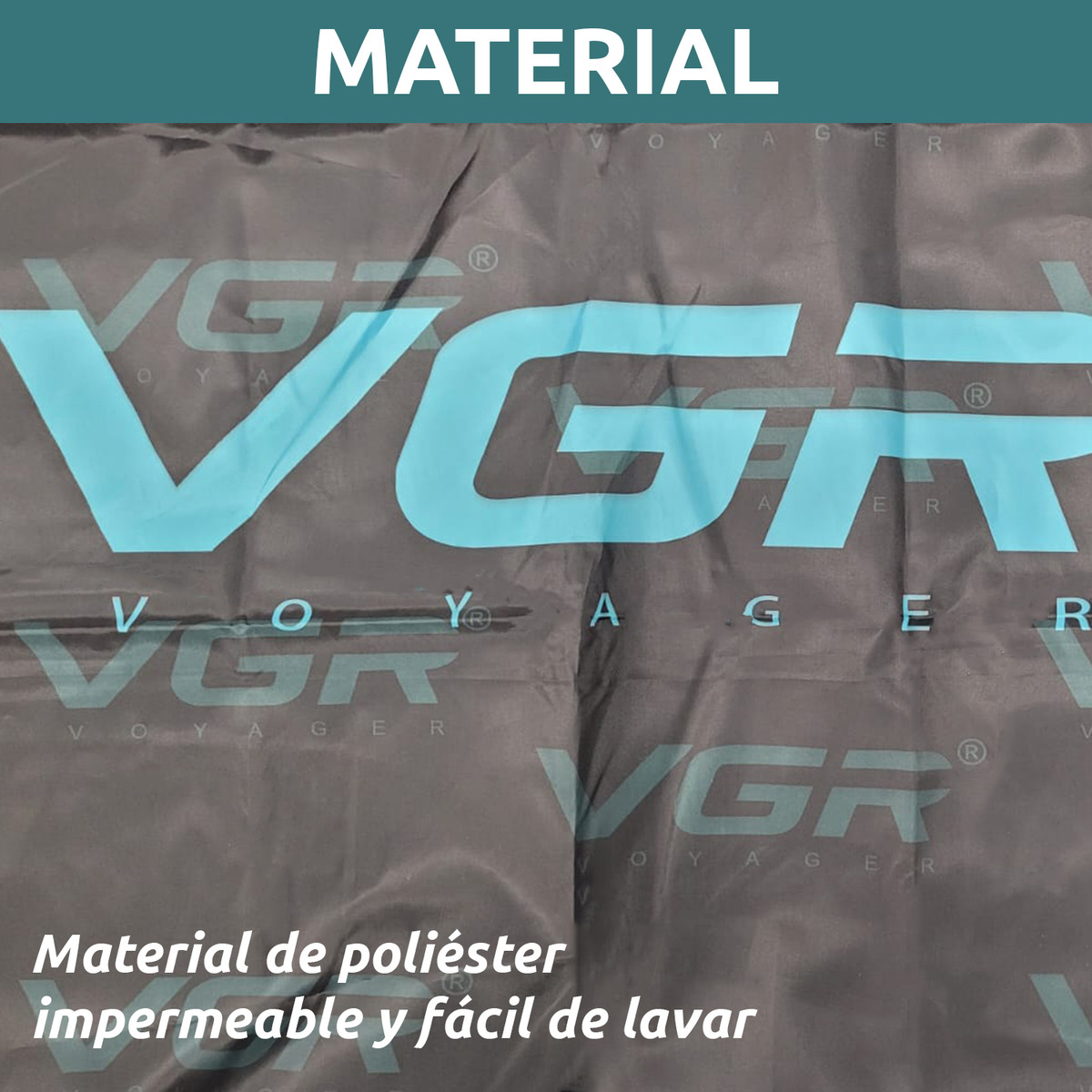 Capa De Corte Delantal Bata Barberia Peluqueria Logo Vgr - Image 7