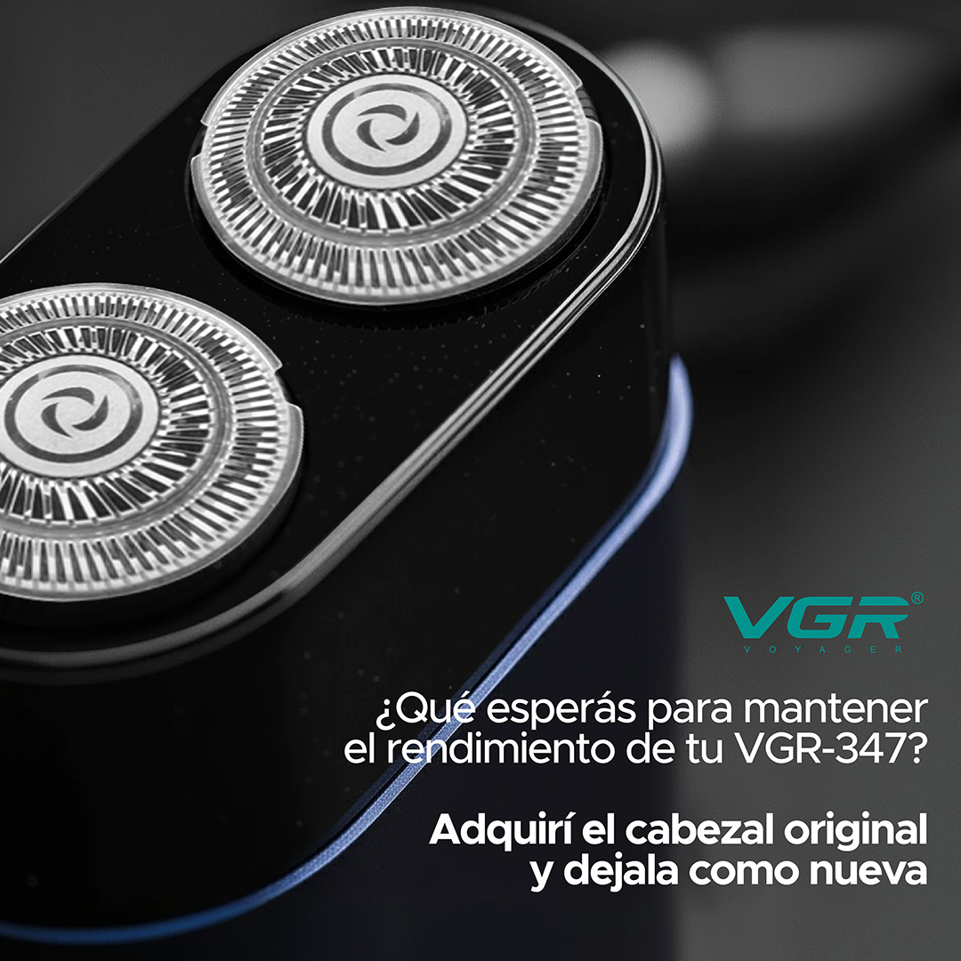 Repuesto Cabezal Para Máquina Afeitadora Eléctrica Vgr V-347 - Image 10