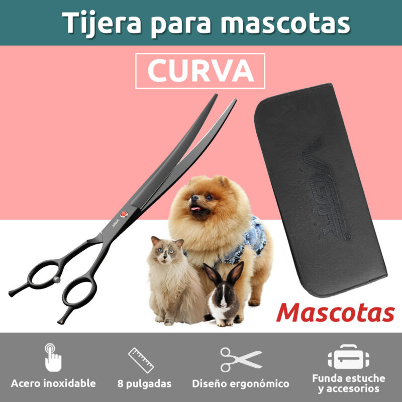 Alternative view of Tijeras Peluqueria Canina Vgr Corte Curva Profesional 8'
