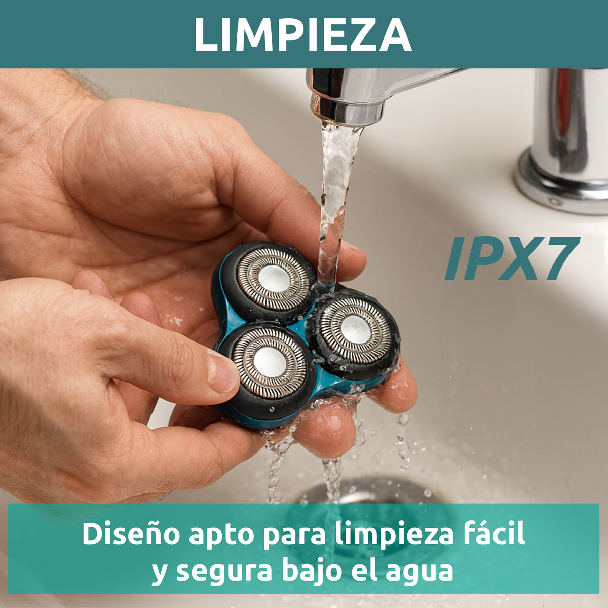 Cabezal Repuesto Maquina Afeitadora Vgr V-311 Cuchilla Azul - Image 8