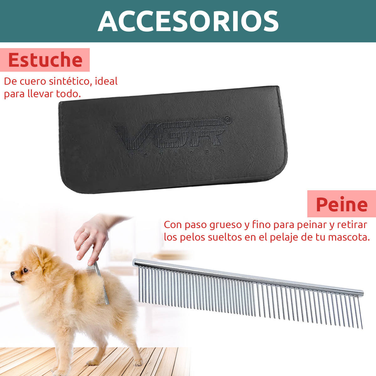 Tijeras Vgr Para Corte Recto En Mascotas Pets3tij - Image 8