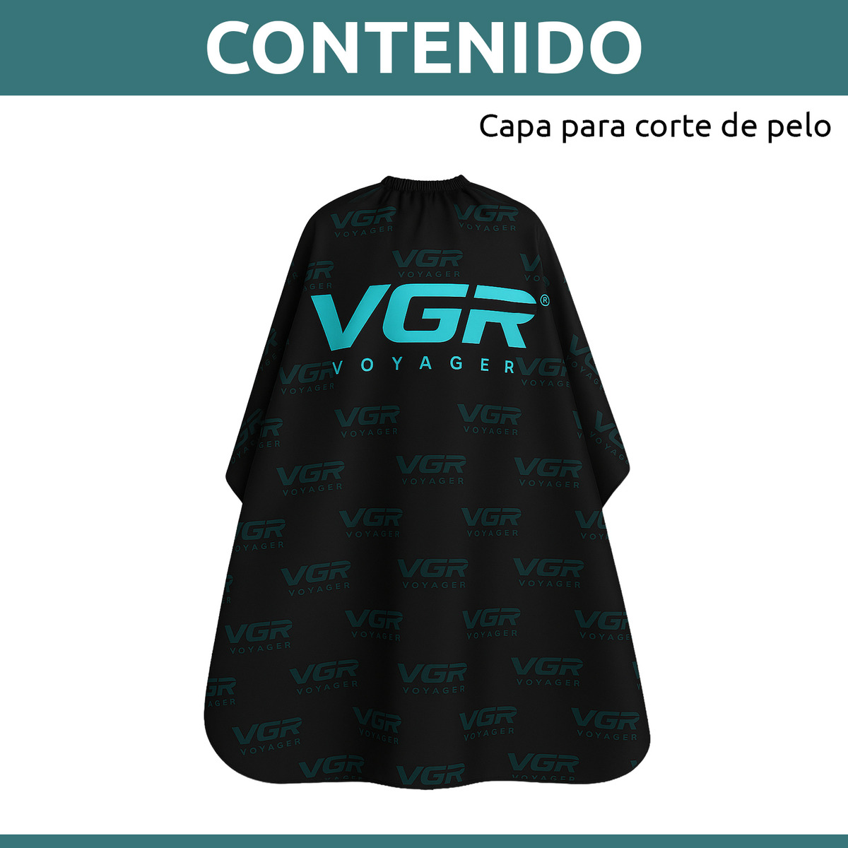 Capa De Corte Delantal Bata Barberia Peluqueria Logo Vgr - Image 10