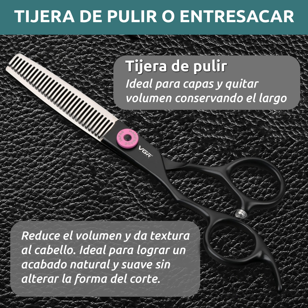Tijeras Peluqueria Kit Vgr De Corte Entresacado Y Recta - Image 4