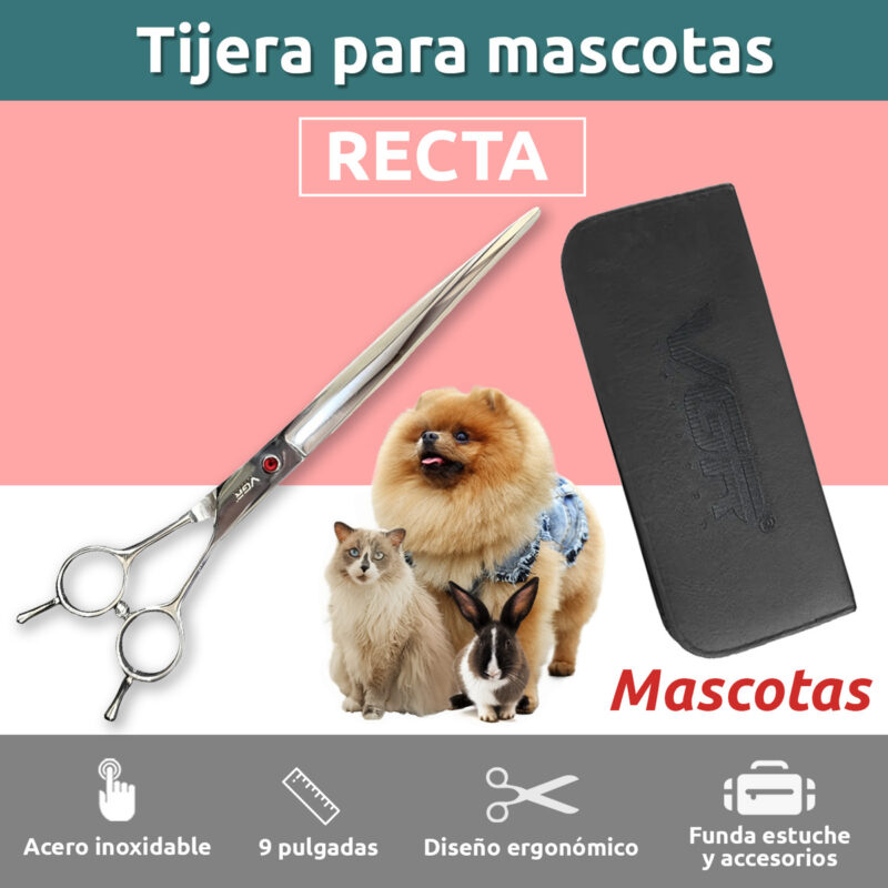 Alternative view of Tijeras Peluqueria Canina Vgr Corte Recta Profesional 9'