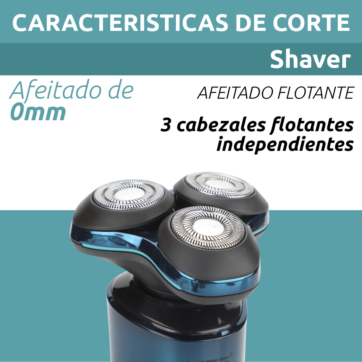 Cabezal Repuesto Maquina Afeitadora Vgr V-311 Cuchilla Azul - Image 5