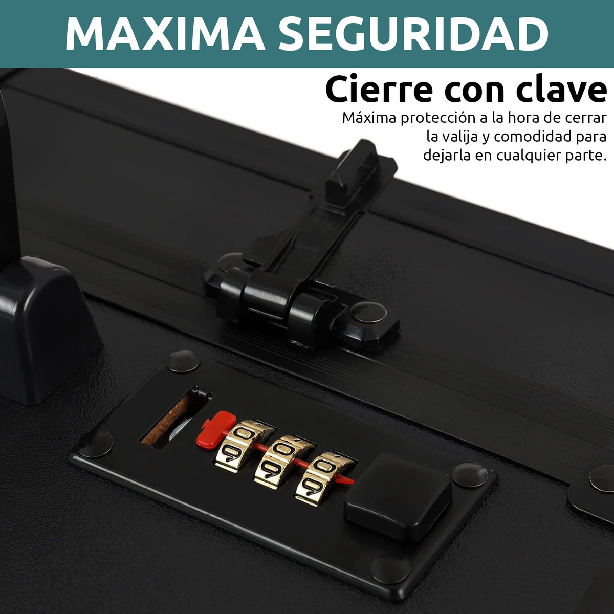 Maletín Barberia Vgr Máquinas De Afeitar Accesorios Clave - Image 5