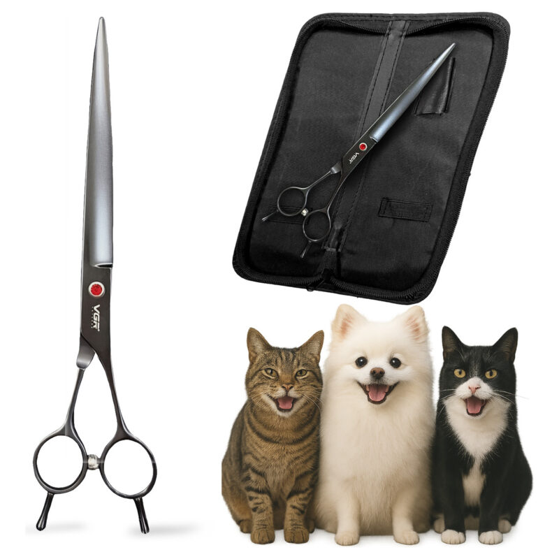 Tijeras Peluqueria Canina Vgr Corte Recta Profesional 8'