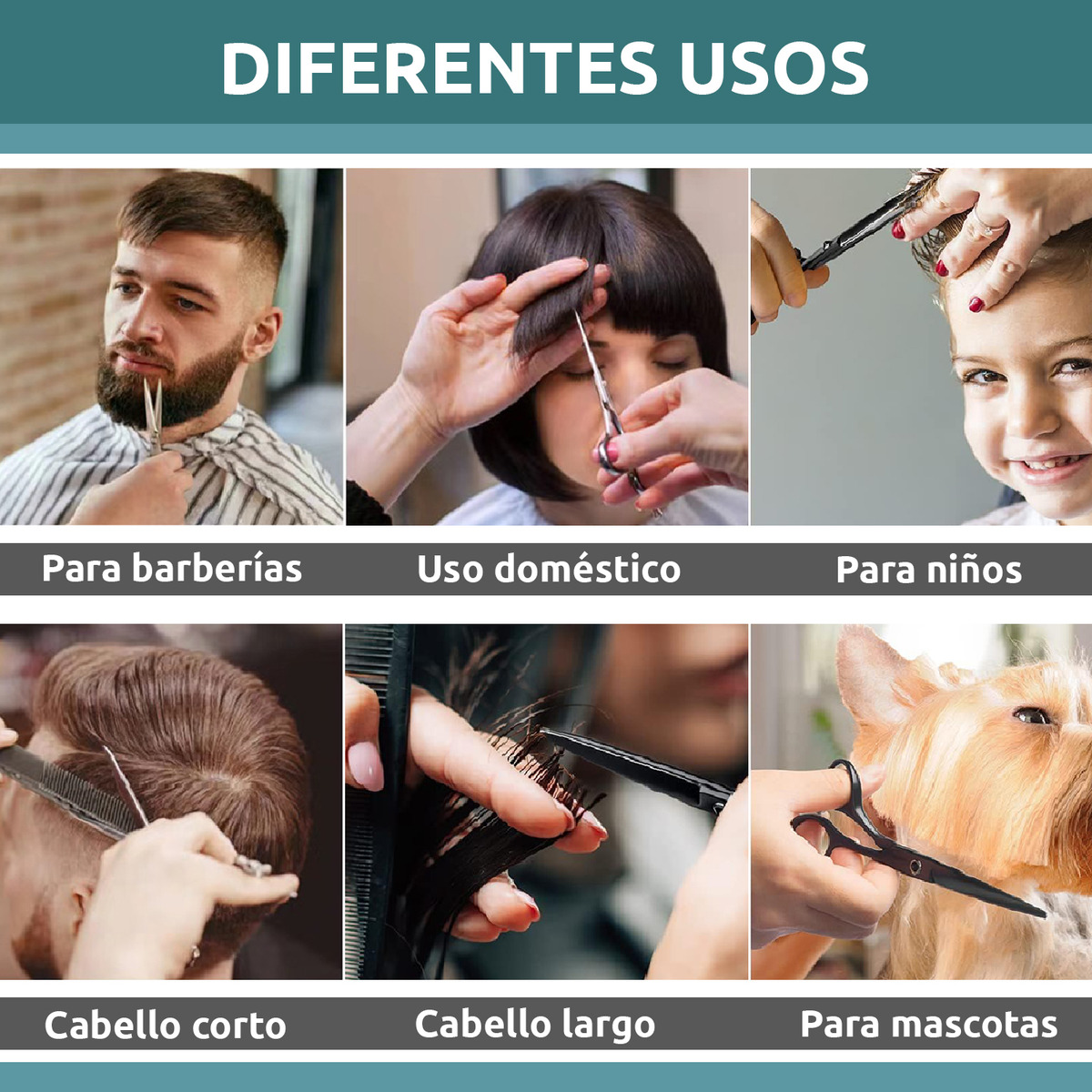 Tijeras Peluqueria Vgr Corte Entresacar Recta Plateado Zurdo - Image 8