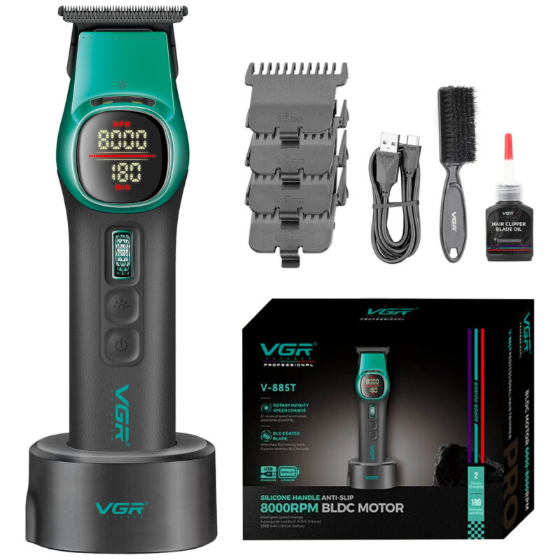 Maquina Para Cortar El Pelo Trimmer Para Barbero Vgr V-885t