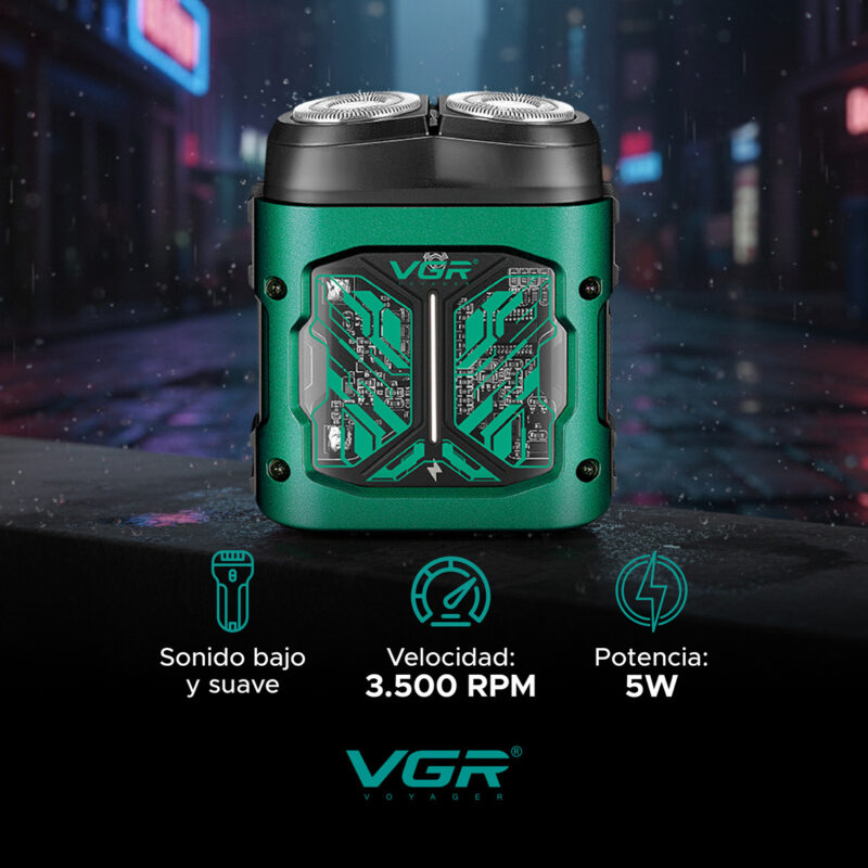 Alternative view of Afeitadora Eléctrica Para Hombre Cabezal Magnético Vgr V-344