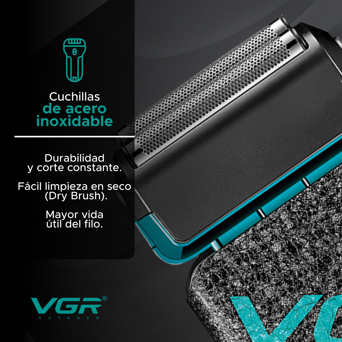 Afeitadora Eléctrica Shaver Para Hombre Vgr V-374 - Image 5