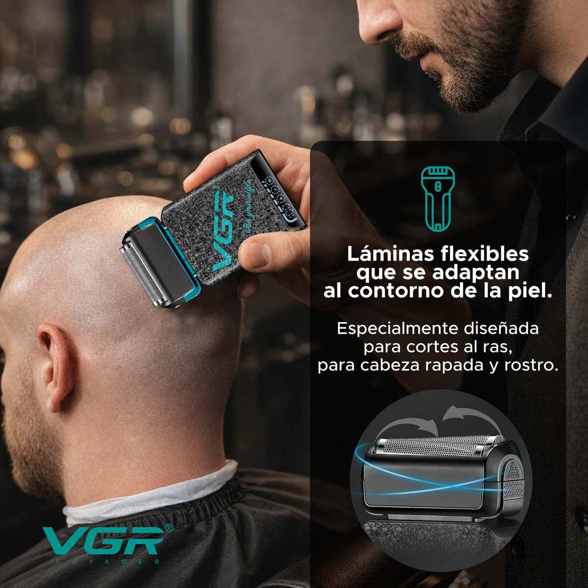 Afeitadora Eléctrica Shaver Para Hombre Vgr V-374 - Image 2