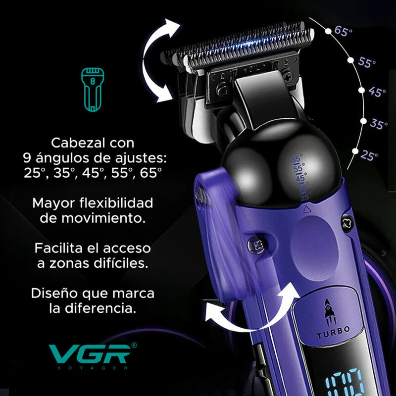 Alternative view of Máquina De Cortar Cabello Clipper Vgr V-274