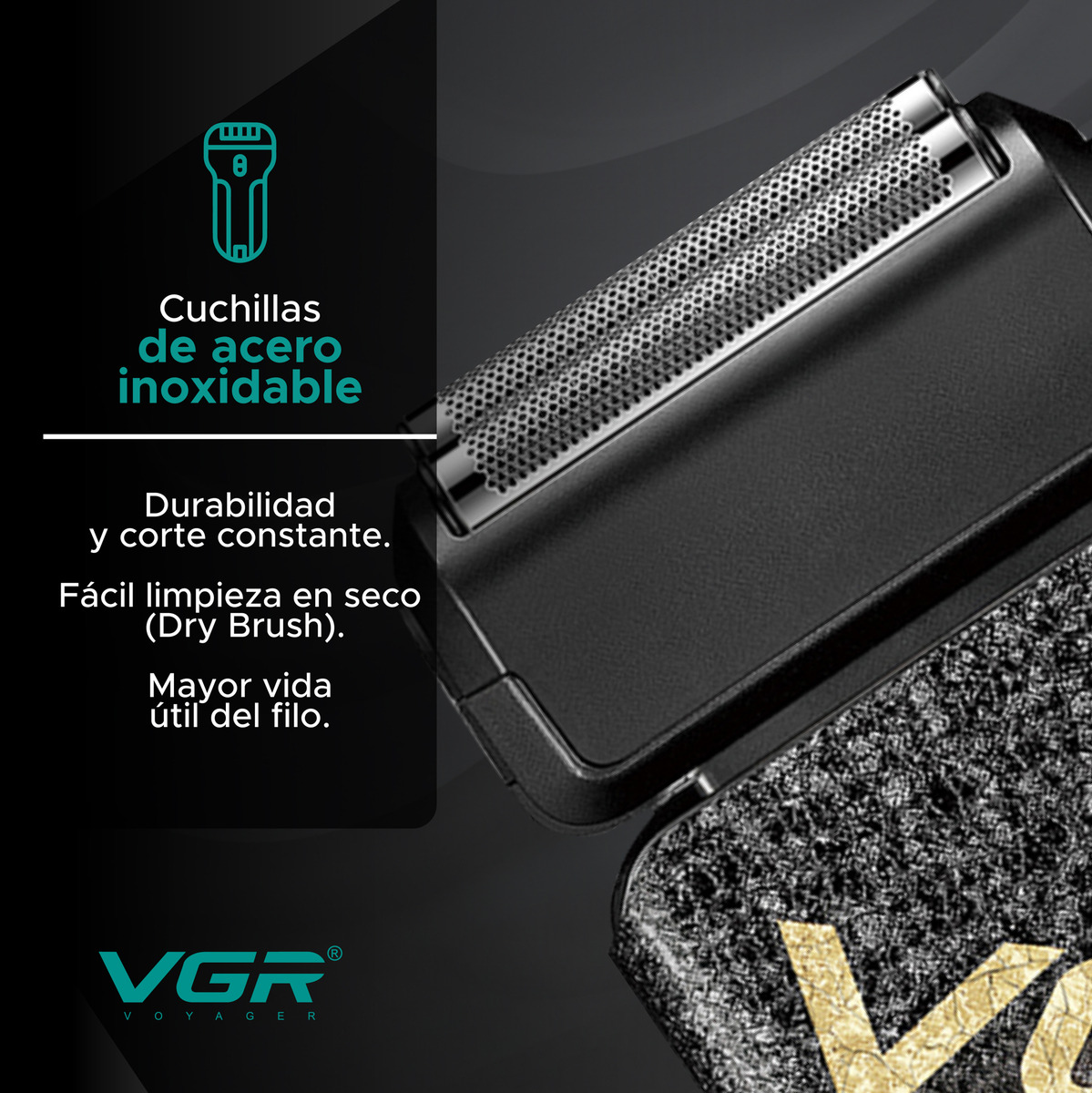 Afeitadora Eléctrica Shaver Para Hombre Vgr V-374 - Image 5