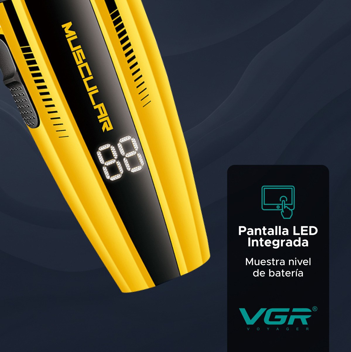 Máquina Cortar Pelo Patillera Trimmer Profesional Vgr V-285t - Image 8