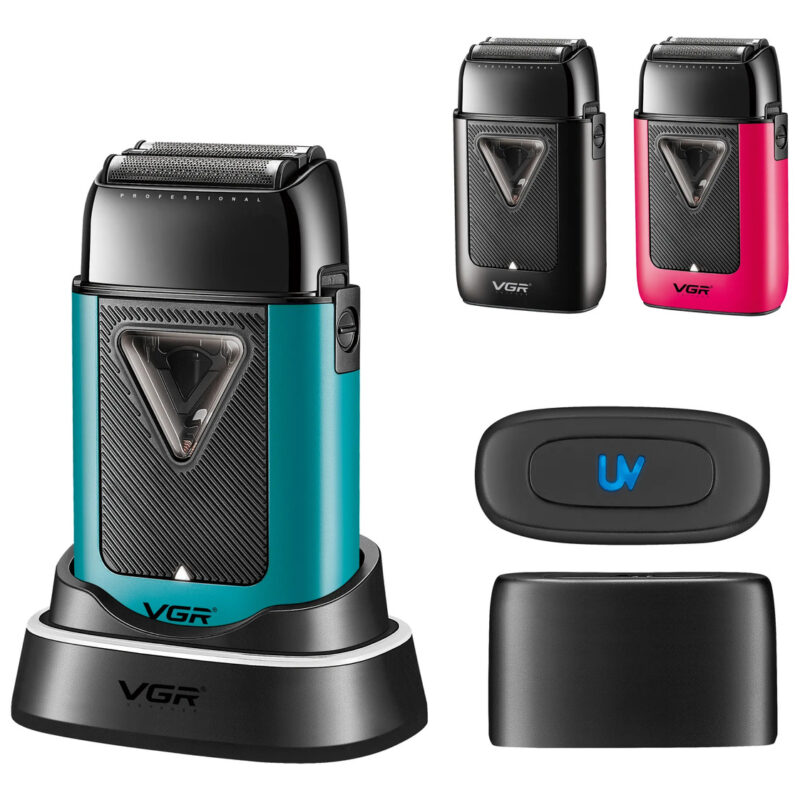 Afeitadora Eléctrica Con Tapa Uv Bacteriana Vgr V-035s