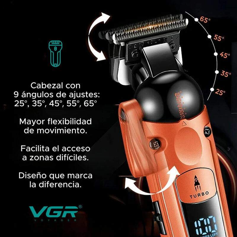 Alternative view of Máquina De Cortar Cabello Clipper 9 Ángulo Vgr V-274