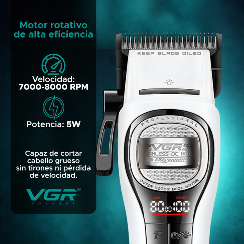 Alternative view of Clipper Máquina Cortar Pelo Mim Dlc Profesional Vgr V-888c