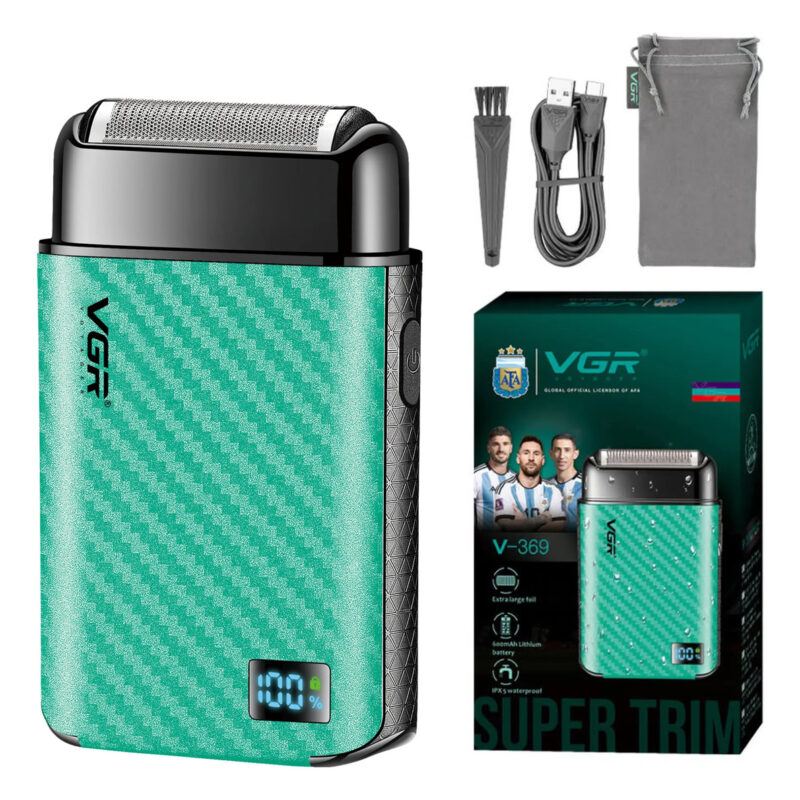Afeitadora Eléctrica Hombre Portátil Inalámbrica Vgr V-369