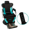 Sillón Barbero Masajeador Peluquería Hidráulico Premium Vgr Reclinable