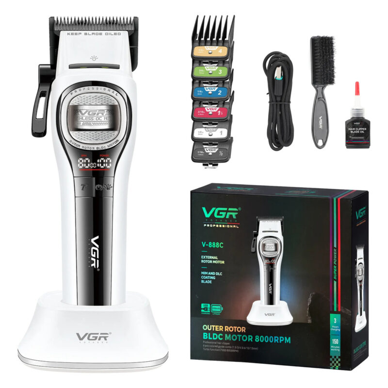 Clipper Máquina Cortar Pelo Mim Dlc Profesional Vgr V-888c