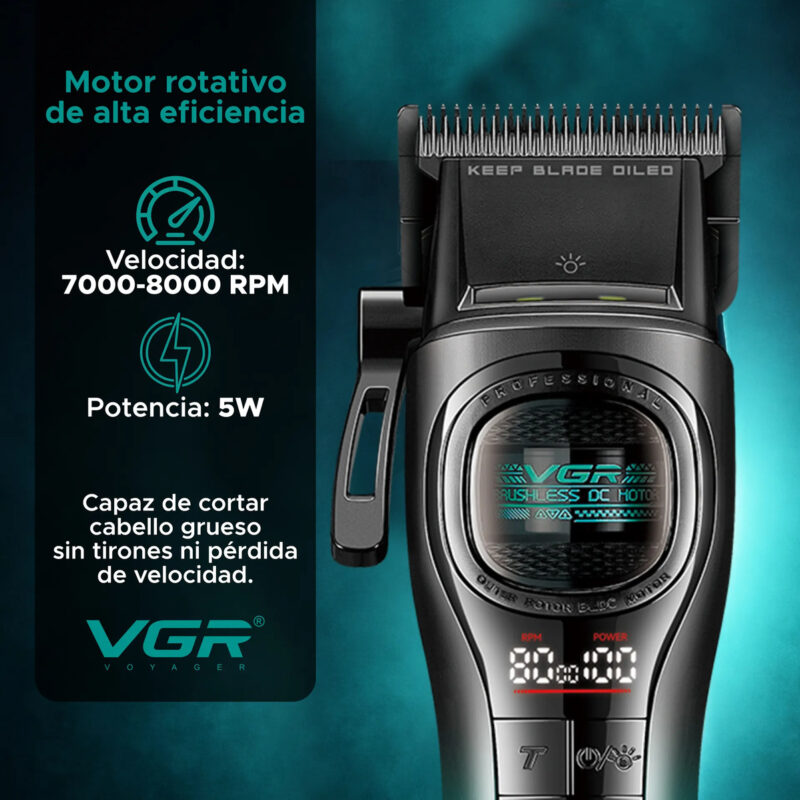 Alternative view of Clipper Máquina Cortar Pelo Mim Dlc Profesional Vgr V-888c