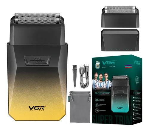 Afeitadora Eléctrica Hombre Profesional Vgr V-372 Amarilla