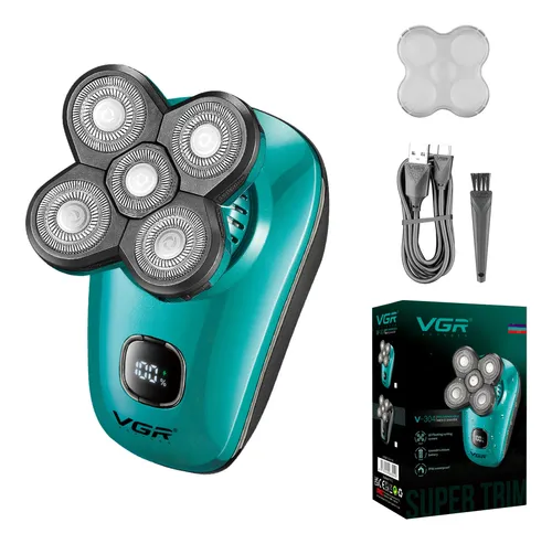 Afeitadora Eléctrica Rotativa 3000rpm Shaver Vgr V-304