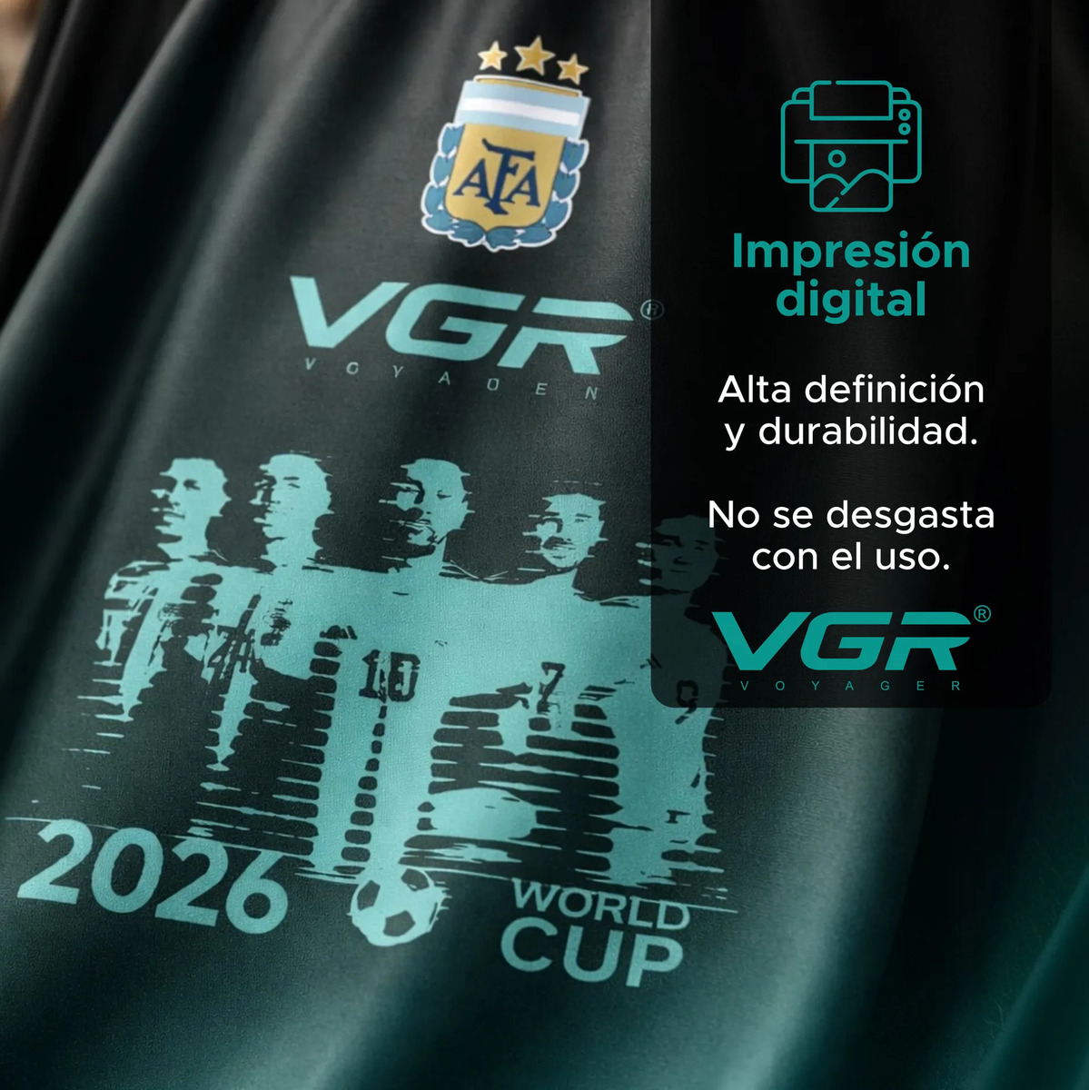 Capa Barbero Peluquería Mundial Impermeable Con Ganchos Vgr - Image 9